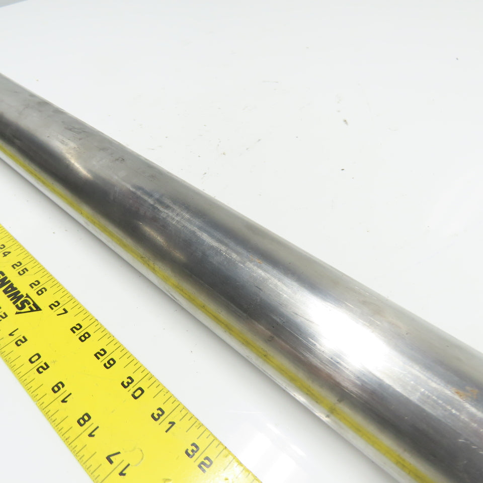 2-1/2" OD x 35-1/2" Face Gravity Conveyor Steel Roller 11/16" Hex