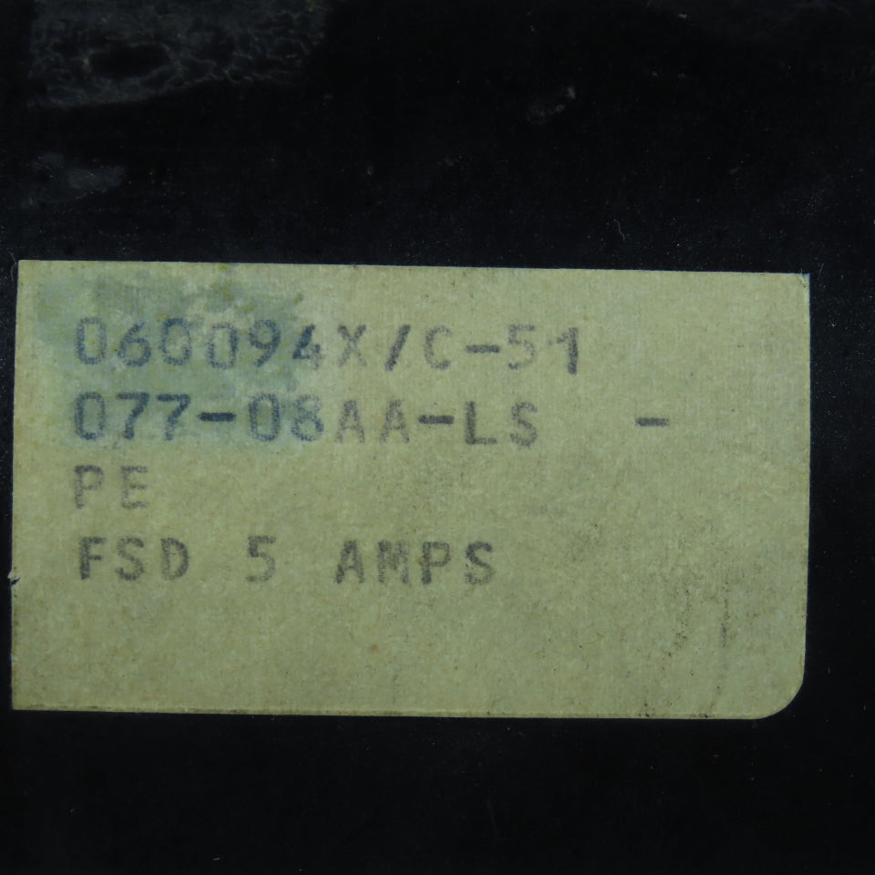 Crompton 060094X/C-51 077-08AA-LS Panel Meter 0-300A AC Ampmeter F3D 5 Amps