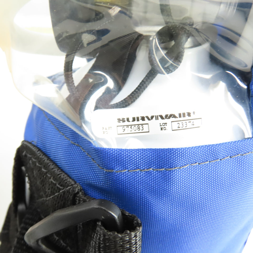 Survivair 975080 5-Minute Compressed Air Breathing Apparatus For Escape W/Hood