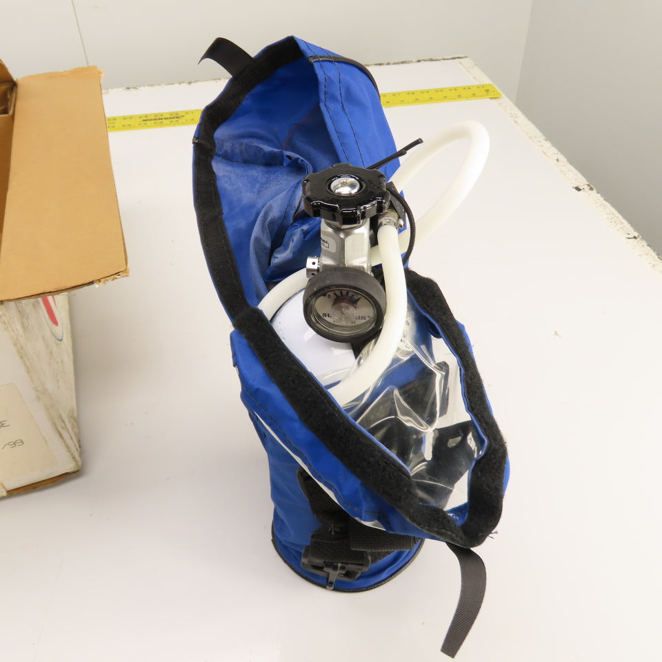 Survivair 975080 5-Minute Compressed Air Breathing Apparatus For Escape W/Hood