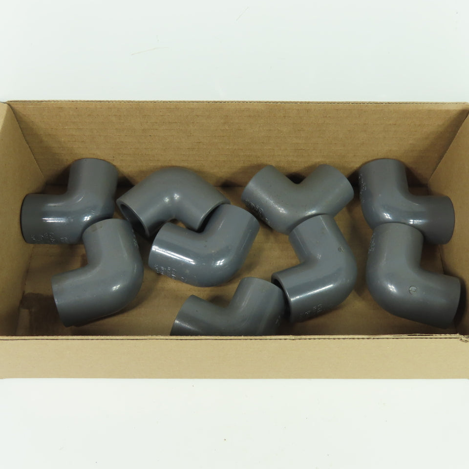 Colonial SCH-80 3/4" 90° Elbow PVC Lot Of 9
