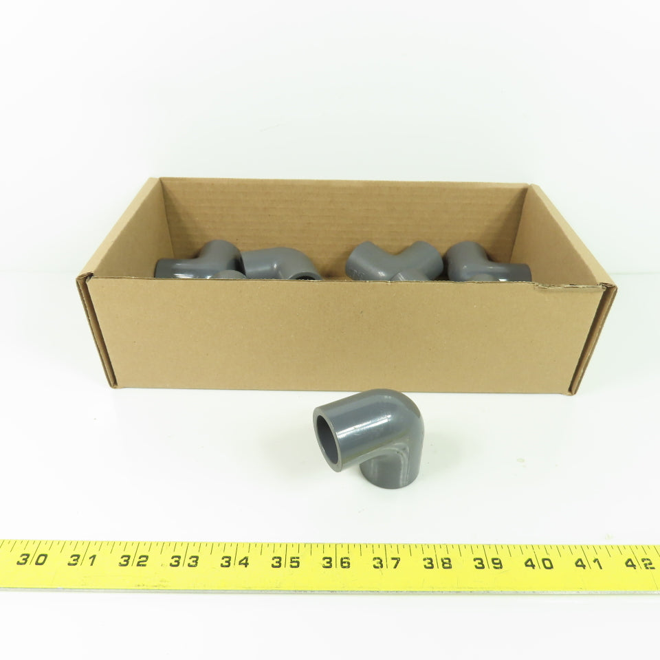 Colonial SCH-80 3/4" 90° Elbow PVC Lot Of 9