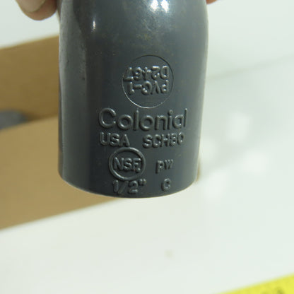 Colonial SCH-80 1/2" 90° Elbow PVC Lot Of 13