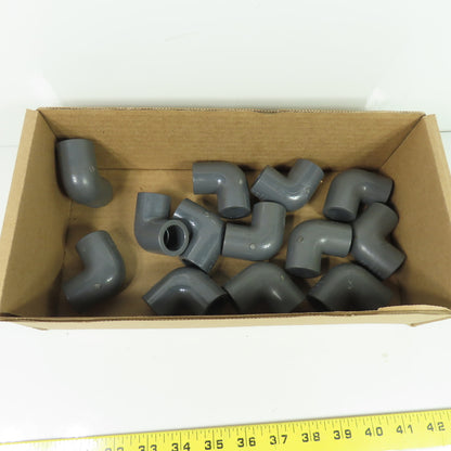 Colonial SCH-80 1/2" 90° Elbow PVC Lot Of 13