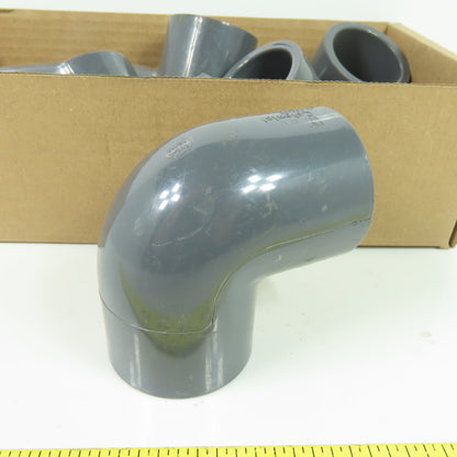 Colonial SCH-80 1-1/2" 90° Elbow PVC Lot Of 6