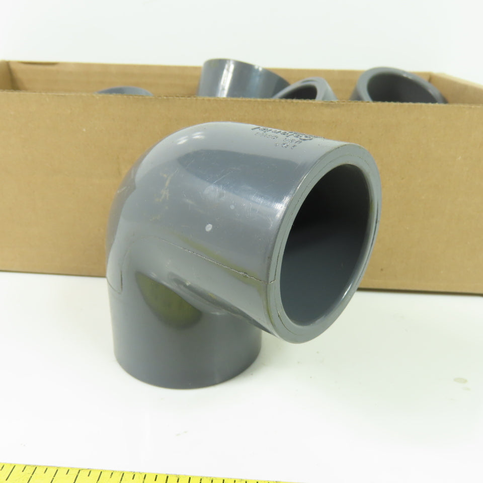 Colonial SCH-80 1-1/2" 90° Elbow PVC Lot Of 6