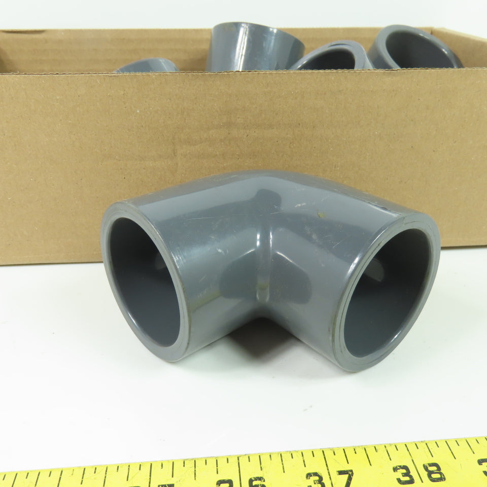 Colonial SCH-80 1-1/2" 90° Elbow PVC Lot Of 6