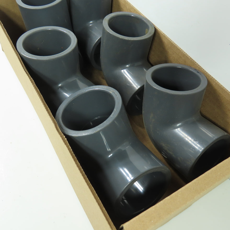 Colonial SCH-80 1-1/2" 90° Elbow PVC Lot Of 6