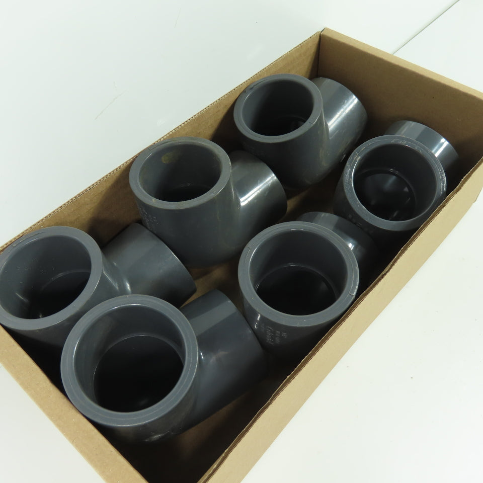 Colonial SCH-80 1-1/2" 90° Elbow PVC Lot Of 6