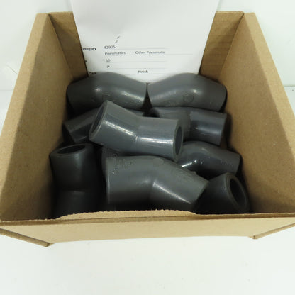 Colonial SCH-80 1/2" Elbow PVC Lot Of 10