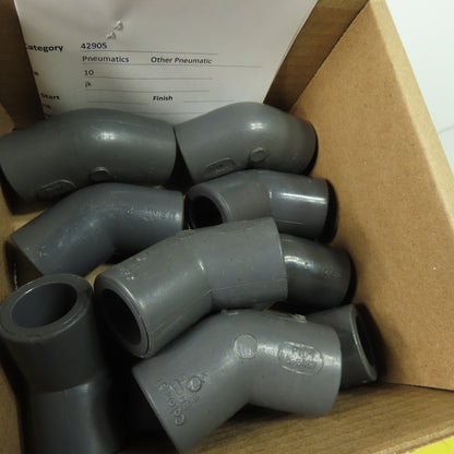 Colonial SCH-80 1/2" Elbow PVC Lot Of 10