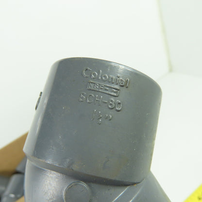 Colonial SCH-80 1-1/4" Elbow PVC Lot Of 9
