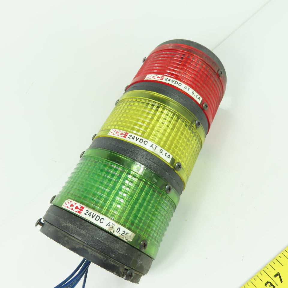 SCC LED Light Stack 24VDC 0.1A Red Green Yellow