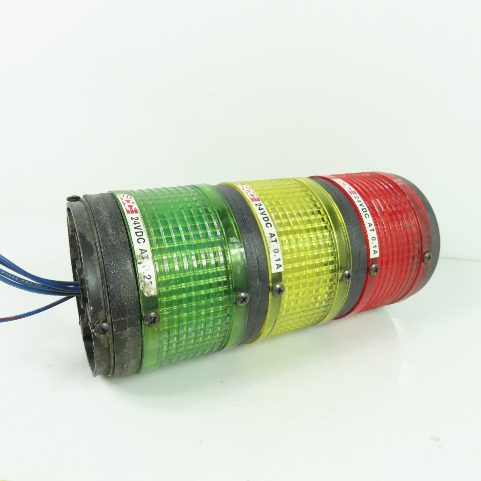 SCC LED Light Stack 24VDC 0.1A Red Green Yellow
