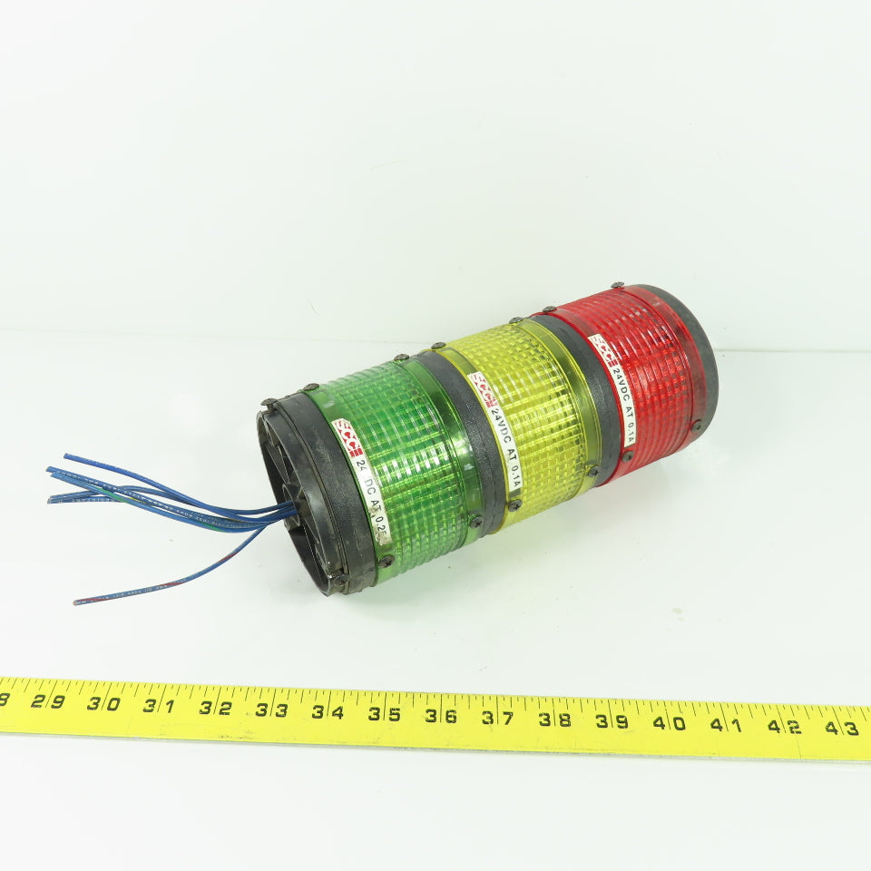 SCC LED Light Stack 24VDC 0.1A Red Green Yellow