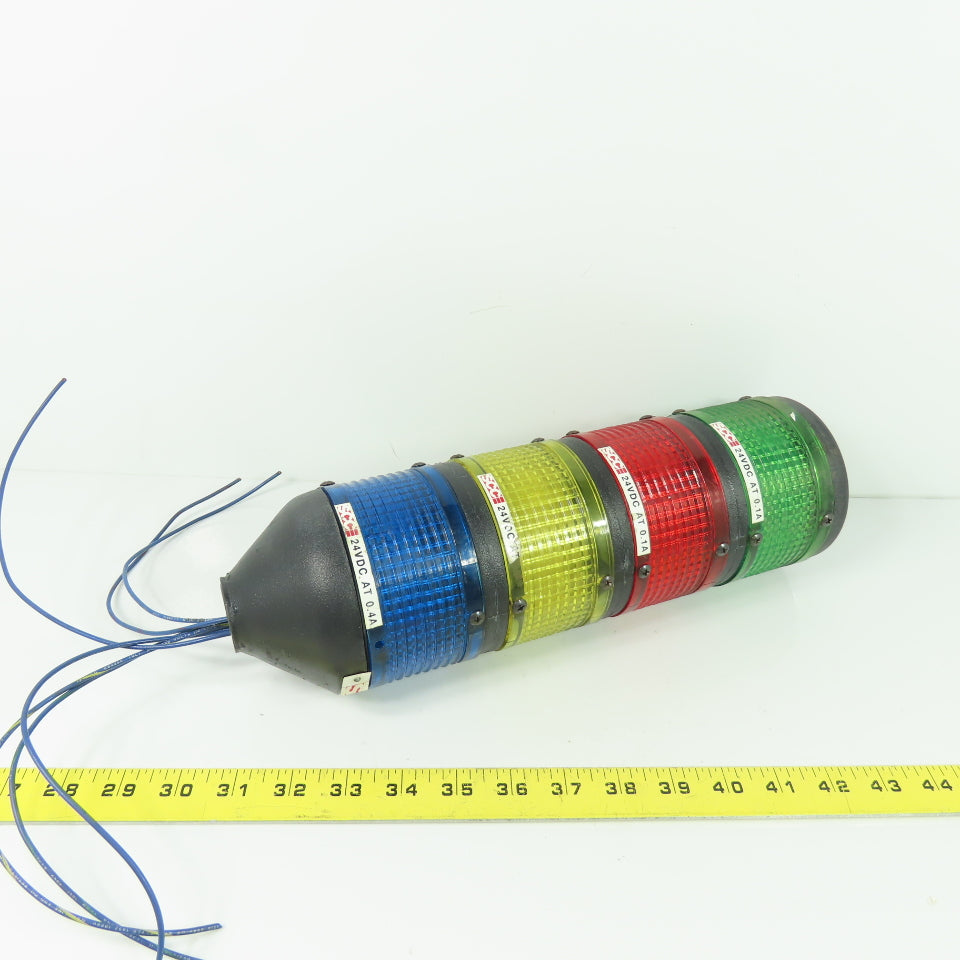 SCC LED Light Stack 24VDC 0.1A Red Green Yellow Blue