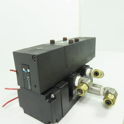Parker H2215BGC23B Pneumatic Solenoid Valve 145PSI 115/120V Coil W/ Manifold