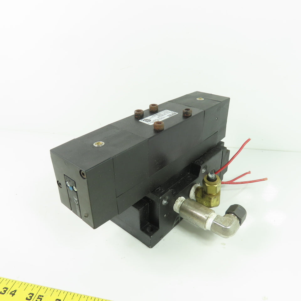 Parker H2215BGC23B Pneumatic Solenoid Valve 145PSI 115/120V Coil W/ Manifold
