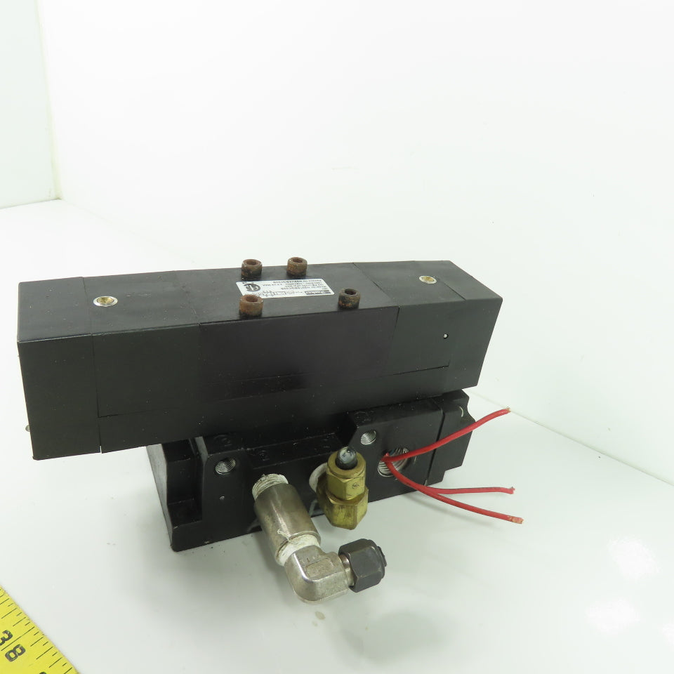 Parker H2215BGC23B Pneumatic Solenoid Valve 145PSI 115/120V Coil W/ Manifold