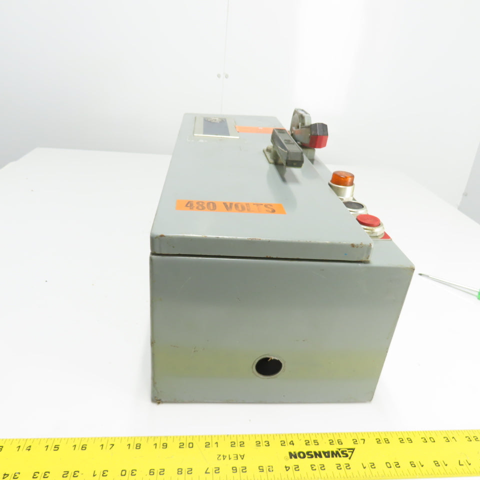 Allen 512-BJB-6XP-24R Ser D Size 1 Combination Starter Disconnect 10HP 600V