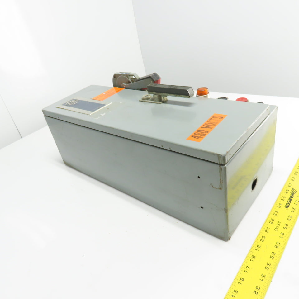 Allen 512-BJB-6XP-24R Ser D Size 1 Combination Starter Disconnect 10HP 600V