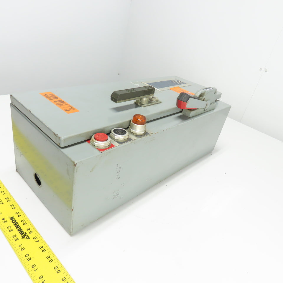 Allen 512-BJB-6XP-24R Ser D Size 1 Combination Starter Disconnect 10HP 600V