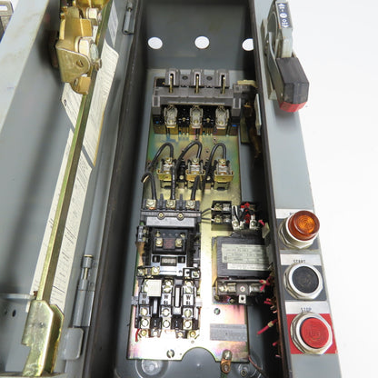 Allen 512-BJB-6XP-24R Ser D Size 1 Combination Starter Disconnect 10HP 600V