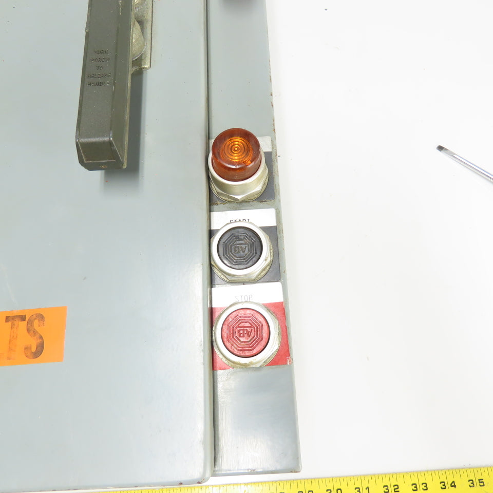 Allen 512-BJB-6XP-24R Ser D Size 1 Combination Starter Disconnect 10HP 600V