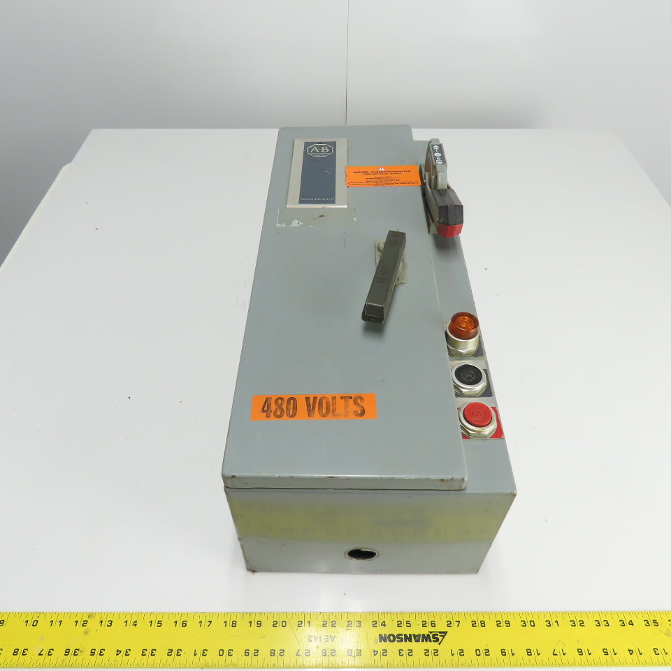 Allen 512-BJB-6XP-24R Ser D Size 1 Combination Starter Disconnect 10HP 600V