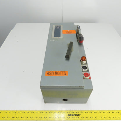 Allen 512-BJB-6XP-24R Ser D Size 1 Combination Starter Disconnect 10HP 600V