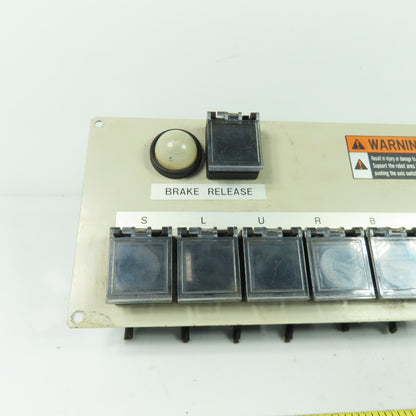 Yaskawa Motoman Robot Brake Release Control Panel board