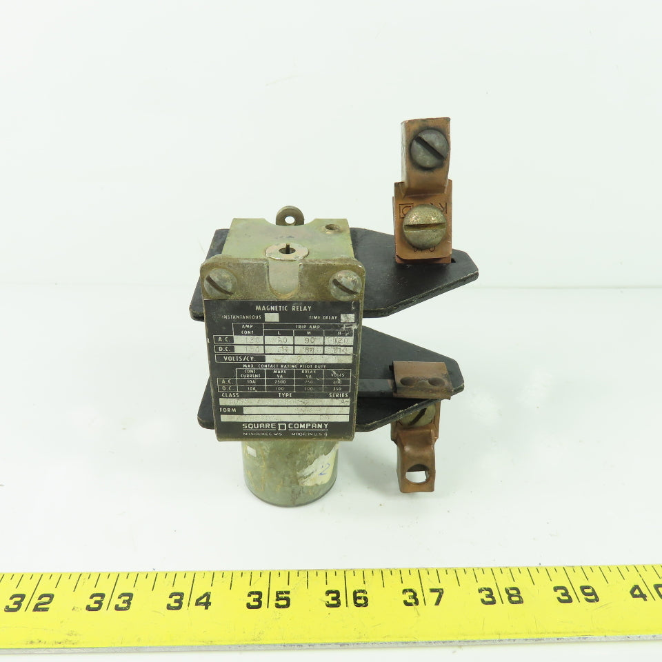 Square D 9055 A0-121-R Ser A Magnetic Relay 10A 600VAC