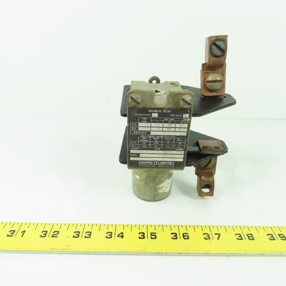 Square D 9055 A0-121-R Ser A Magnetic Relay 10A 600VAC