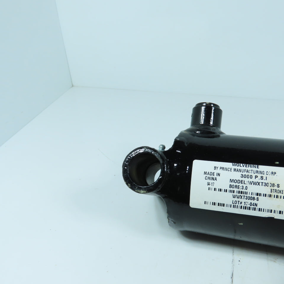Wolverine WWXT3008-S 3.0" Bore 8" Stroke Welded Hydraulic Cylinder 3000 PSI