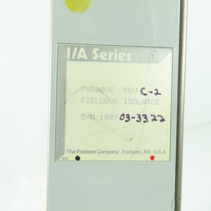 Foxboro P0400VE I/A Series Fieldbus Isolator