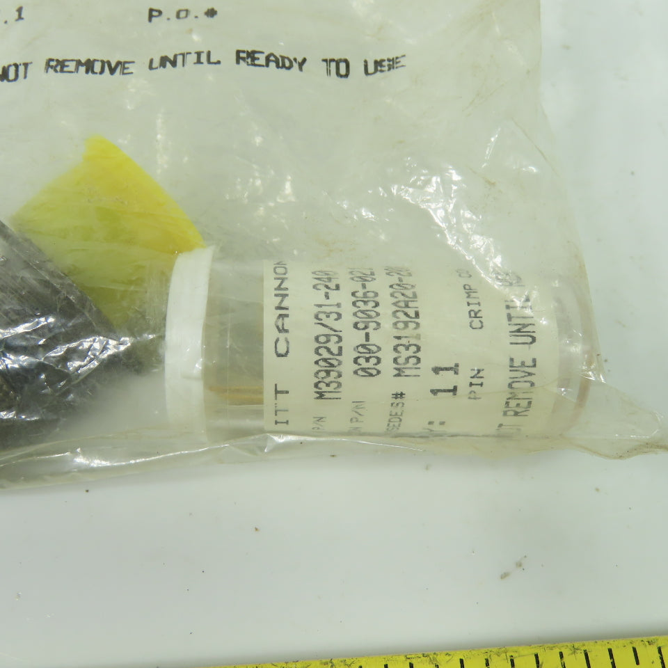 Avnet ITT Cannon MS3120E12-10P 10-Pin Amphenol Male Connector Kit