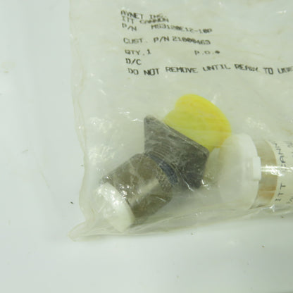 Avnet ITT Cannon MS3120E12-10P 10-Pin Amphenol Male Connector Kit