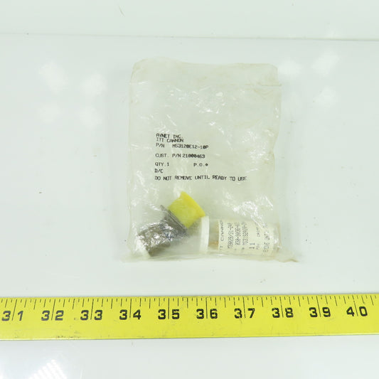 Avnet ITT Cannon MS3120E12-10P 10-Pin Amphenol Male Connector Kit