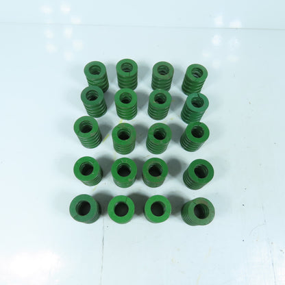 1-1/4" OD x 5/8" ID x 1-1/2" OAL Flat Wire Compression Green Die Spring Lot/20