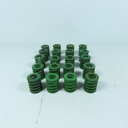 1-1/4" OD x 5/8" ID x 1-1/2" OAL Flat Wire Compression Green Die Spring Lot/20