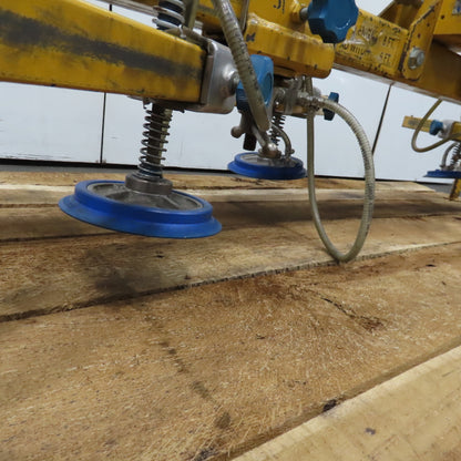 Anver M50M4-61-2/44 4 Pad Pneumatic Vacuum Lifter Spreader 10' x 6' Sheet 500Lbs