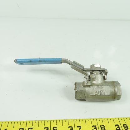 Milwaukee Valve 1/4" Stainless Steel 2000WOG CF8M Ball valve