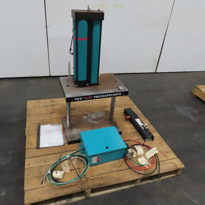 Tox MBG-4 Pressotechnik 4 Ton Pneumatic Press 7.87" Stroke .79" Power Stroke