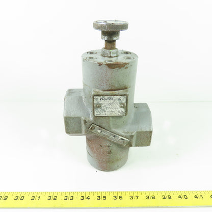 Double A YB-10-10A1 Hydraulic Flow Control Valve 1-1/4" NPT
