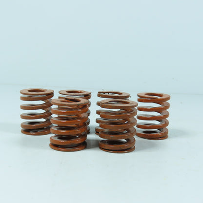 1-1/4" OD x 5/8" ID x 1-1/2" OAL Flat Wire Orange Compression Die Spring Lot/6