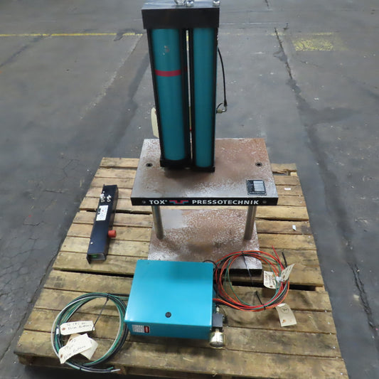 Tox MBG-4 Pressotechnik 4 Ton Pneumatic Press 7.87" Stroke .79" Power Stroke