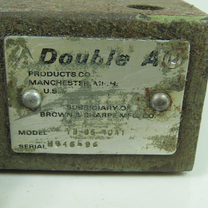 Double A YB-06-10A1 Hydraulic Flow Control Valve 3/4" NPT 3000PSI