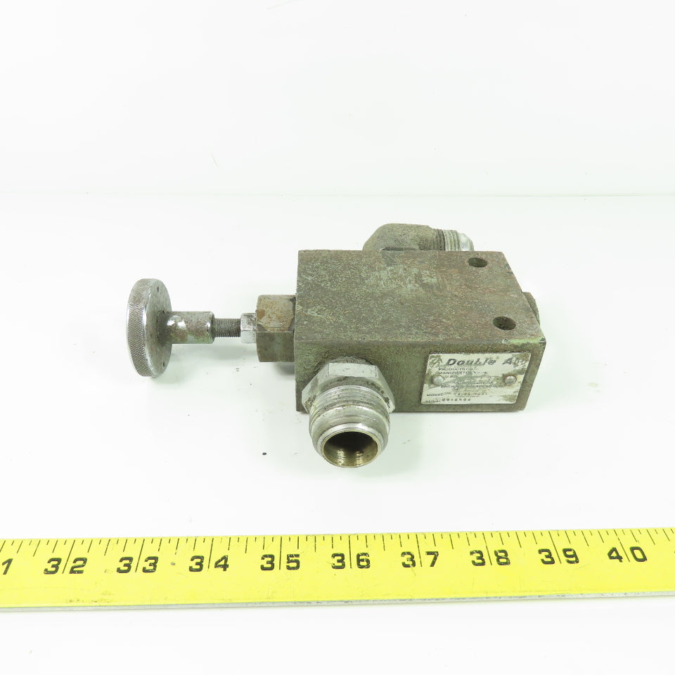 Double A YB-06-10A1 Hydraulic Flow Control Valve 3/4" NPT 3000PSI