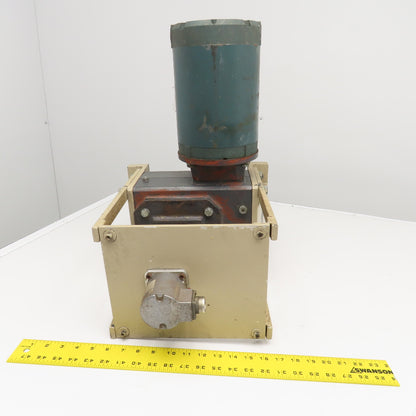 Dayton 4Z017C 30:1 Ratio Right Angle Gear Motor 1Hp 230/460V 58RPM Output