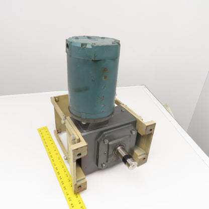 Dayton 4Z017C 30:1 Ratio Right Angle Gear Motor 1Hp 230/460V 58RPM Output